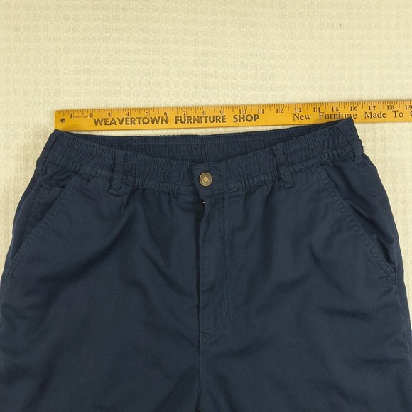 Habands Ice House Jeans Mens 36X30 M Flannel Lined Navy Blue Straight Fit Pants - Picture 6 of 16